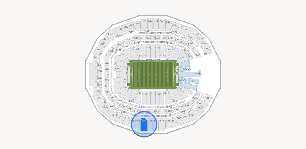 Mercedes-Benz Stadium Seating Chart