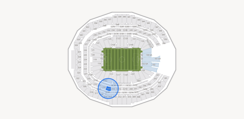 Mercedes-Benz Stadium Seating Chart