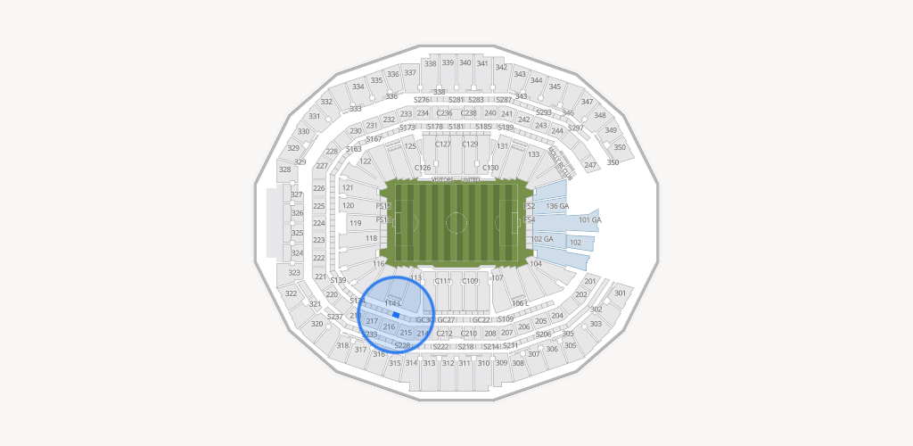 Mercedes-Benz Stadium Seating Chart