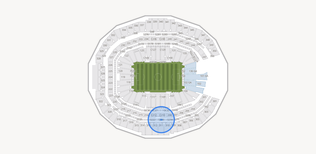 Mercedes-Benz Stadium Seating Chart