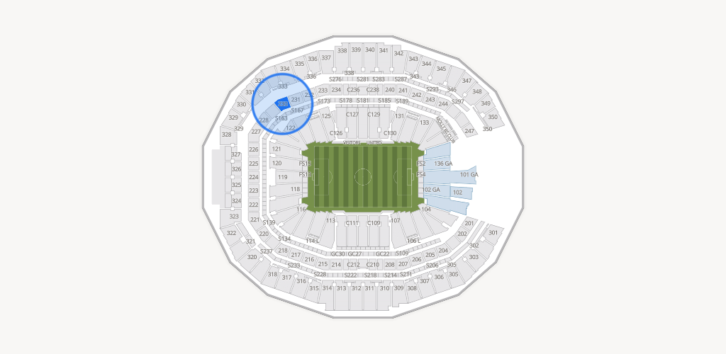 Mercedes-Benz Stadium Seating Chart