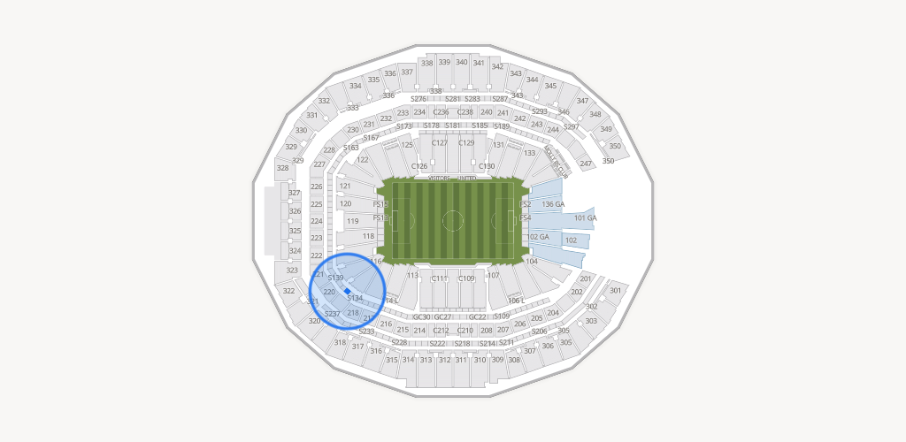 Mercedes-Benz Stadium Seating Chart
