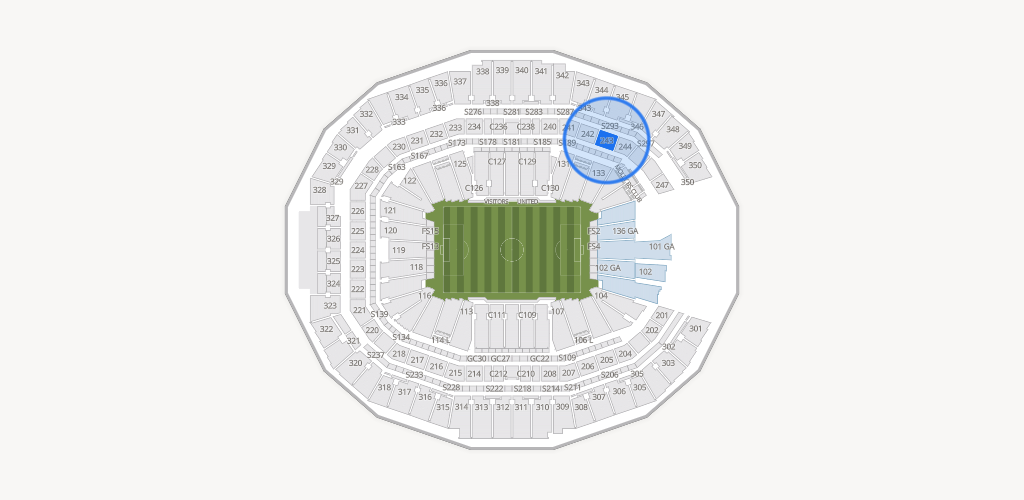 Mercedes-Benz Stadium Seating Chart