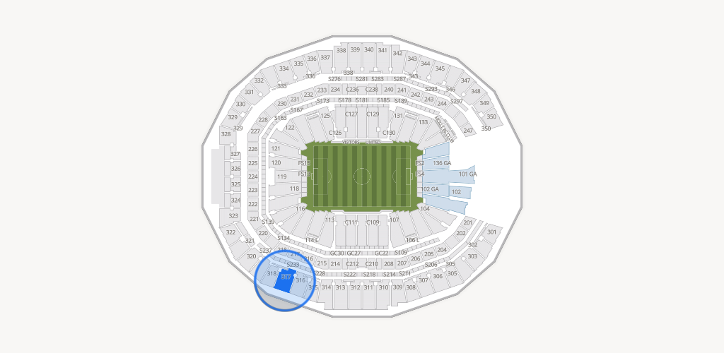 Mercedes-Benz Stadium Seating Chart