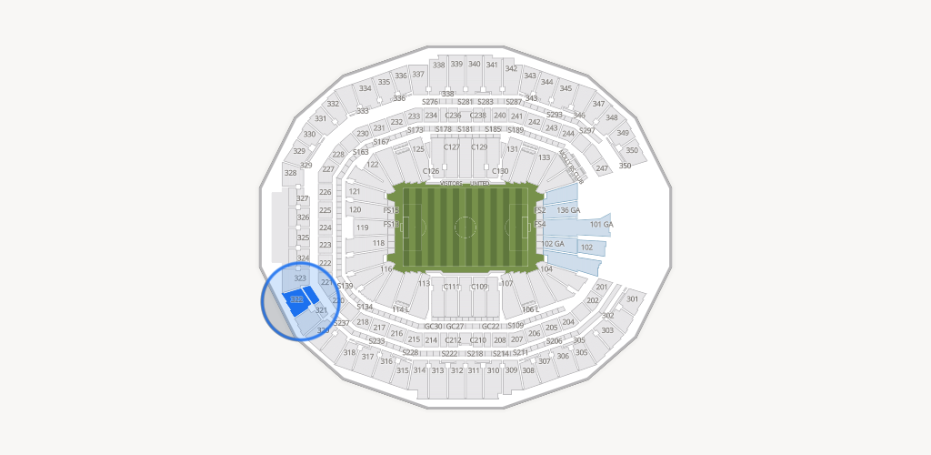 Mercedes-Benz Stadium Seating Chart