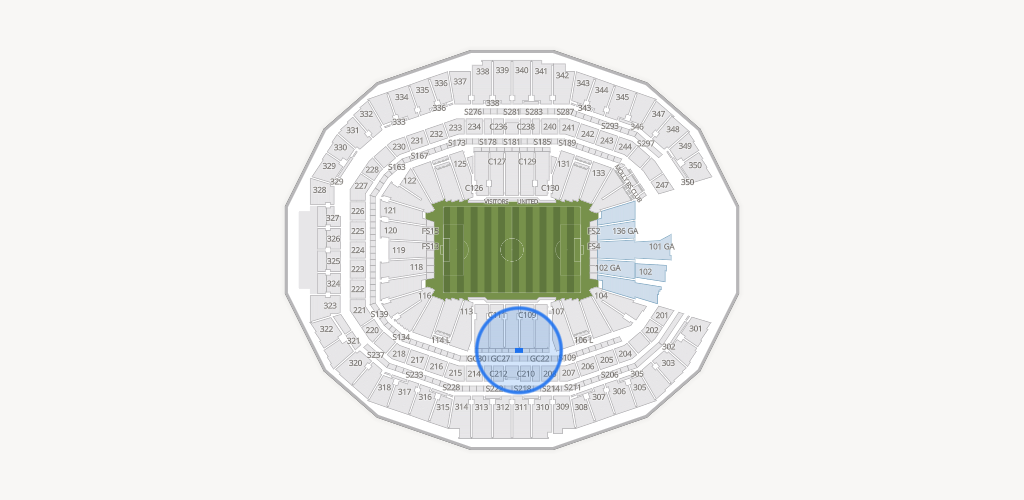 Mercedes-Benz Stadium Seating Chart