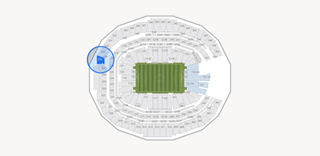 Mercedes-Benz Stadium Seating Chart