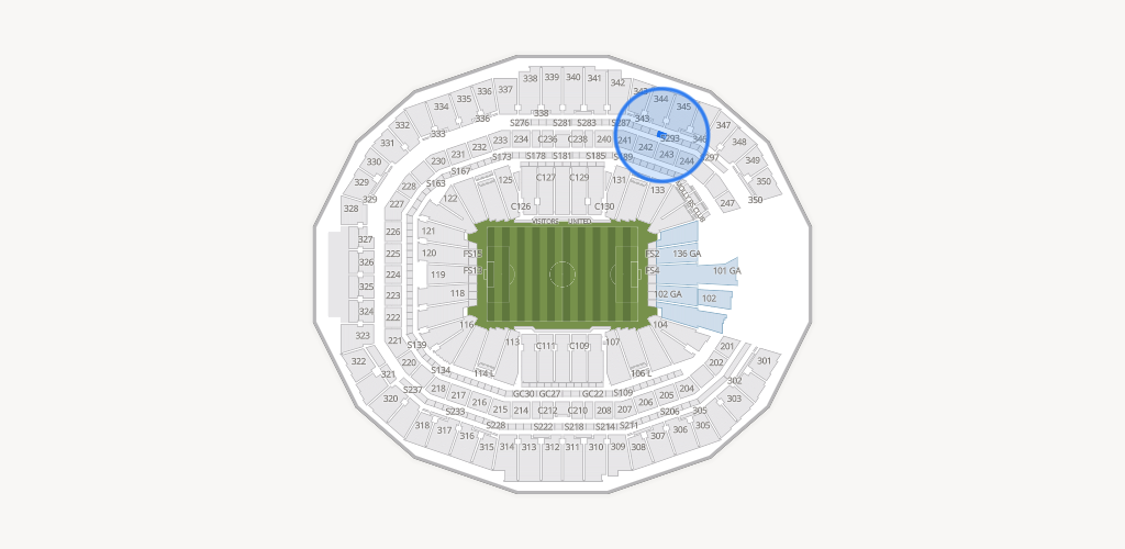Mercedes-Benz Stadium Seating Chart