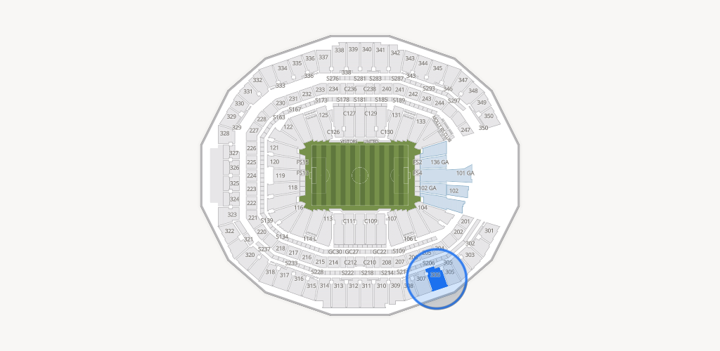 Mercedes-Benz Stadium Seating Chart