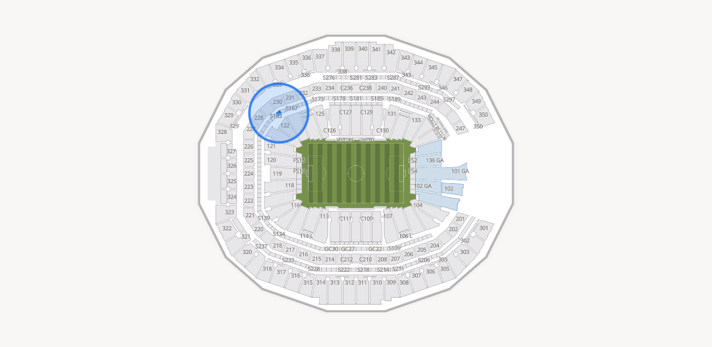 Mercedes-Benz Stadium Seating Chart
