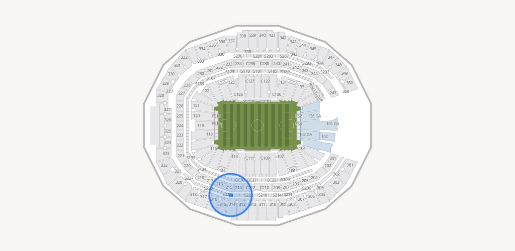 Mercedes-Benz Stadium Seating Chart