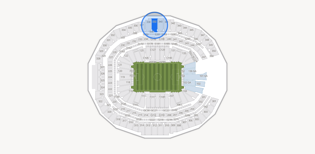 Mercedes-Benz Stadium Seating Chart