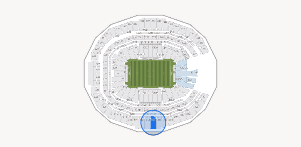 Mercedes-Benz Stadium Seating Chart