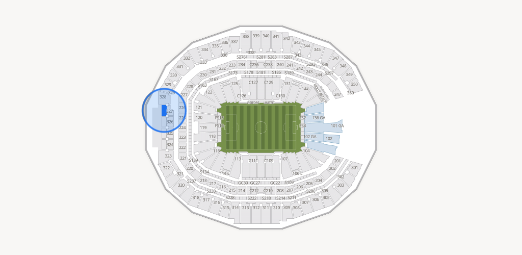 Mercedes-Benz Stadium Seating Chart
