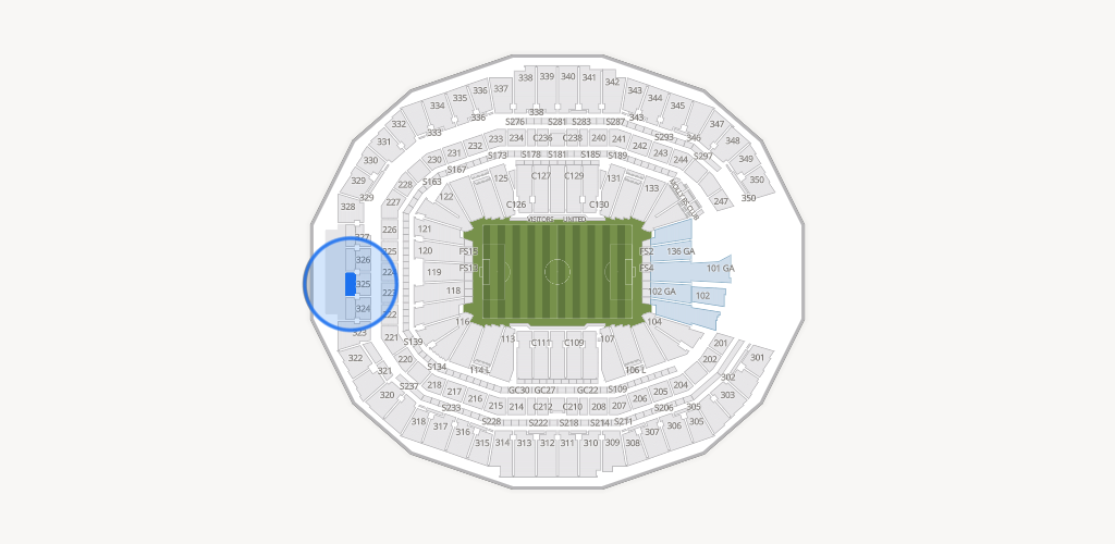 Mercedes-Benz Stadium Seating Chart