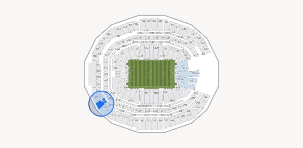 Mercedes-Benz Stadium Seating Chart