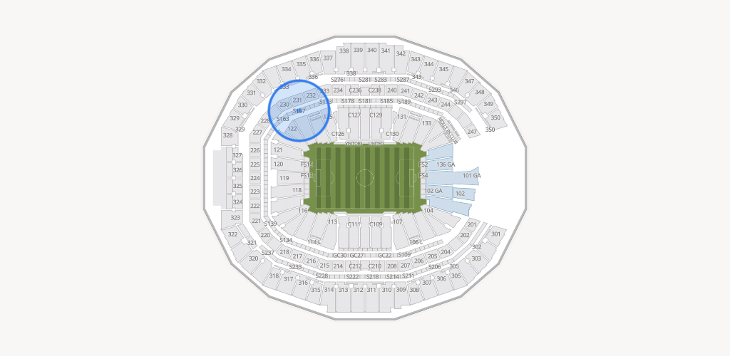 Mercedes-Benz Stadium Seating Chart