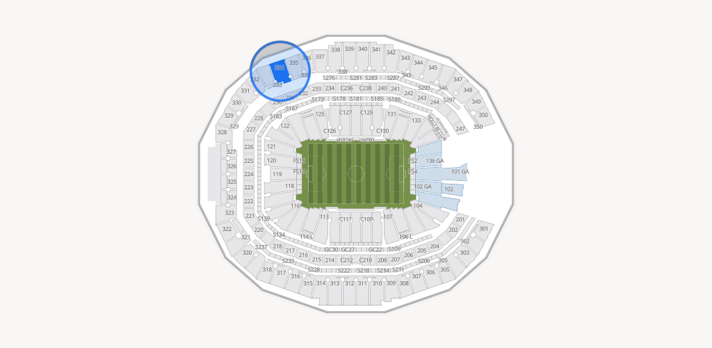 Mercedes-Benz Stadium Seating Chart