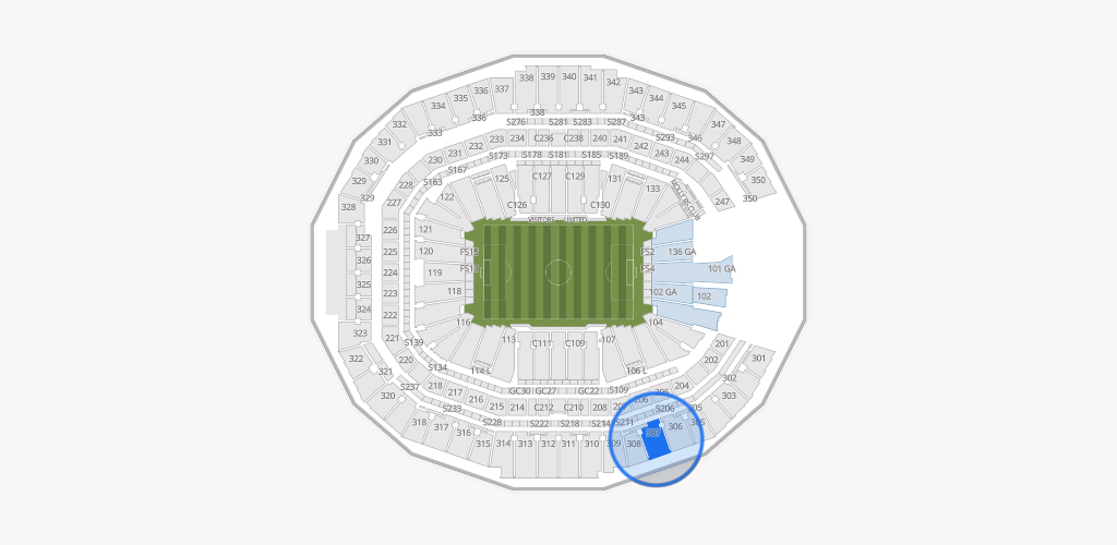 Mercedes-Benz Stadium Seating Chart