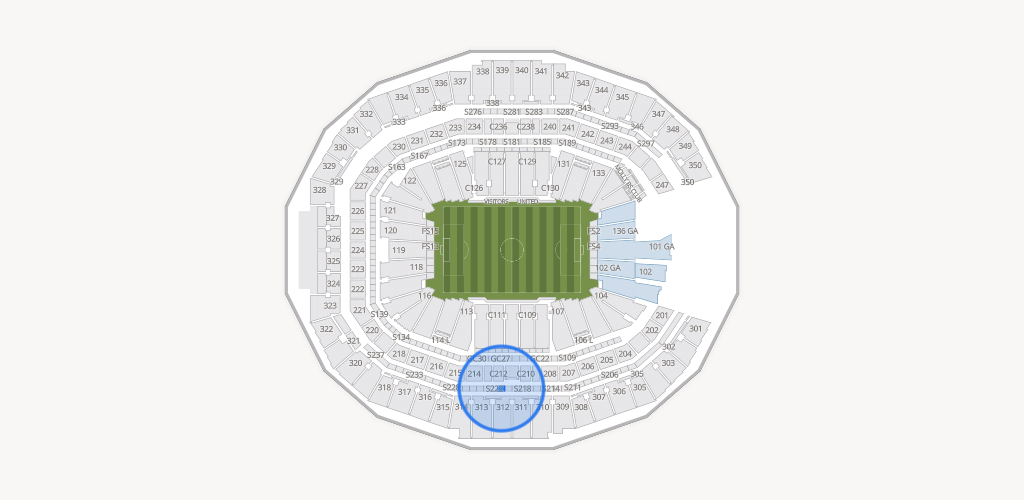 Mercedes-Benz Stadium Seating Chart