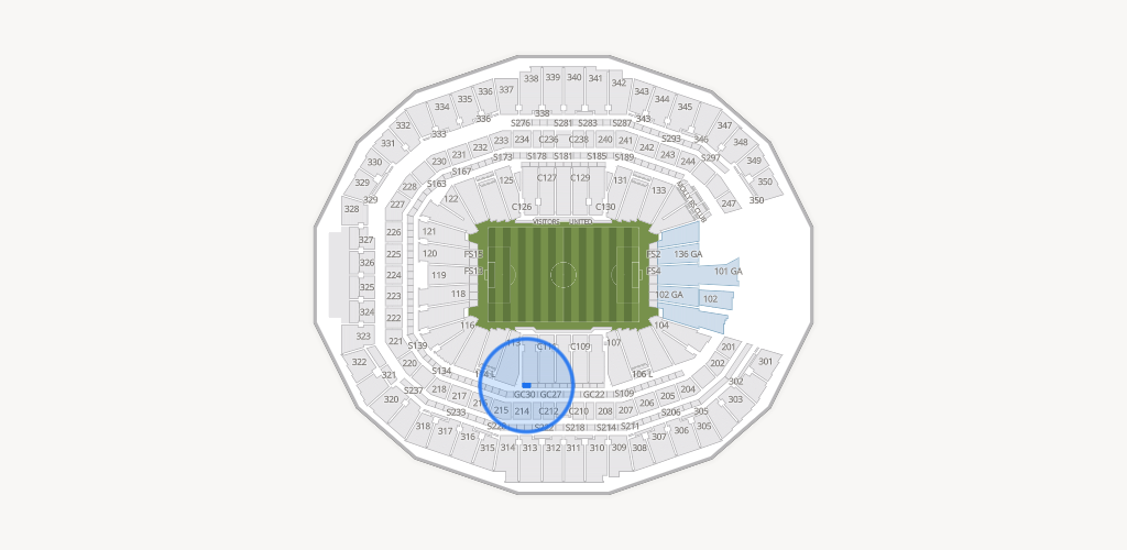 Mercedes-Benz Stadium Seating Chart