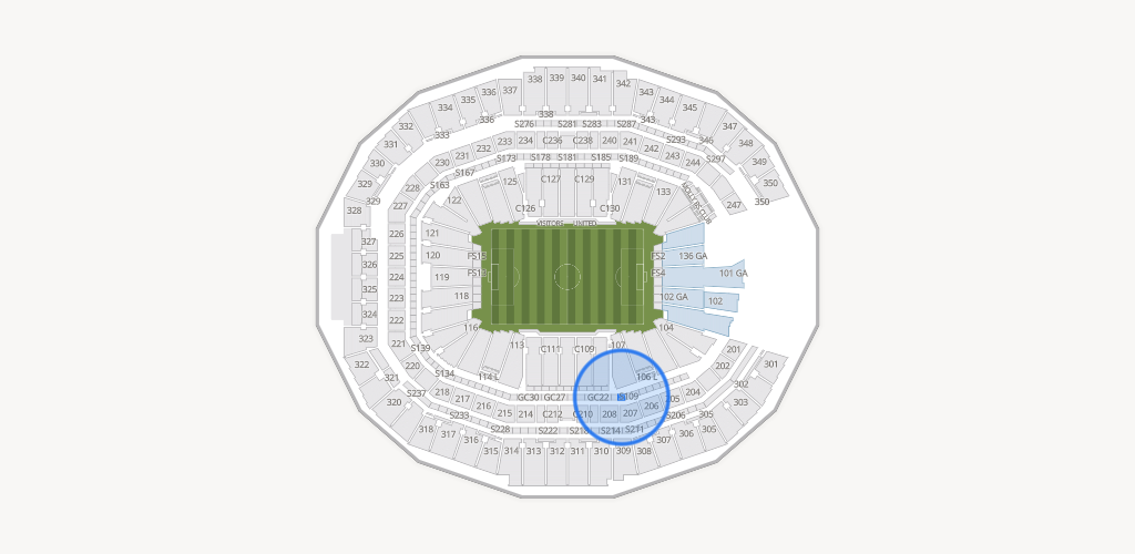Mercedes-Benz Stadium Seating Chart