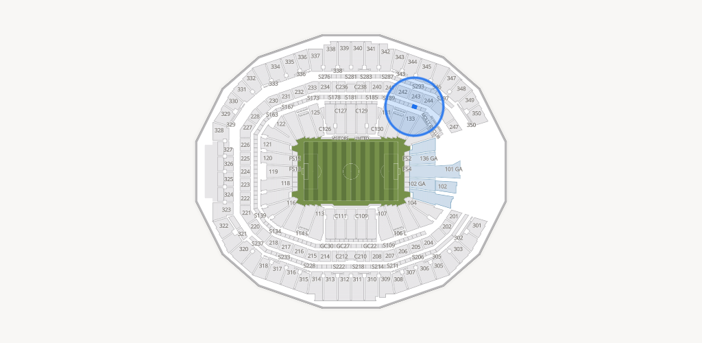 Mercedes-Benz Stadium Seating Chart