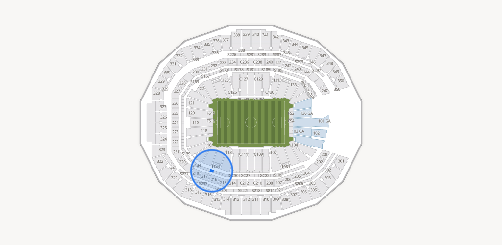 Mercedes-Benz Stadium Seating Chart