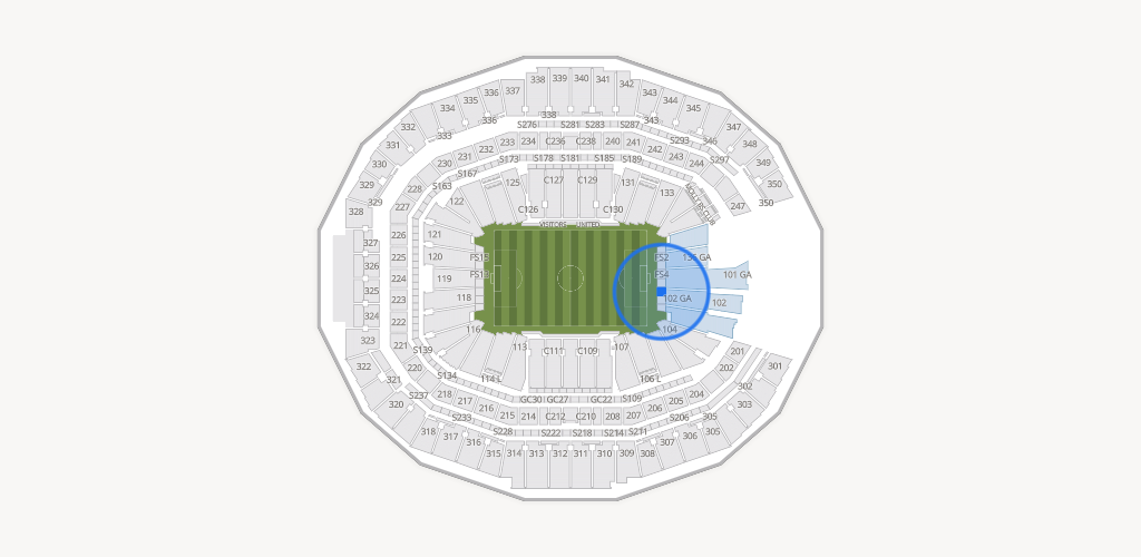 Mercedes-Benz Stadium Seating Chart