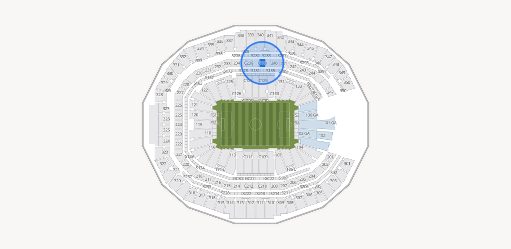 Mercedes-Benz Stadium Seating Chart