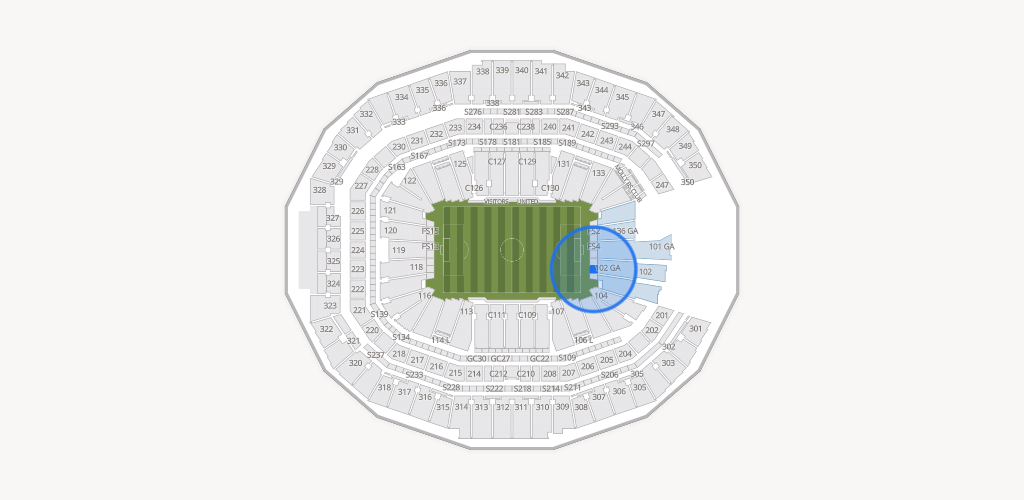 Mercedes-Benz Stadium Seating Chart