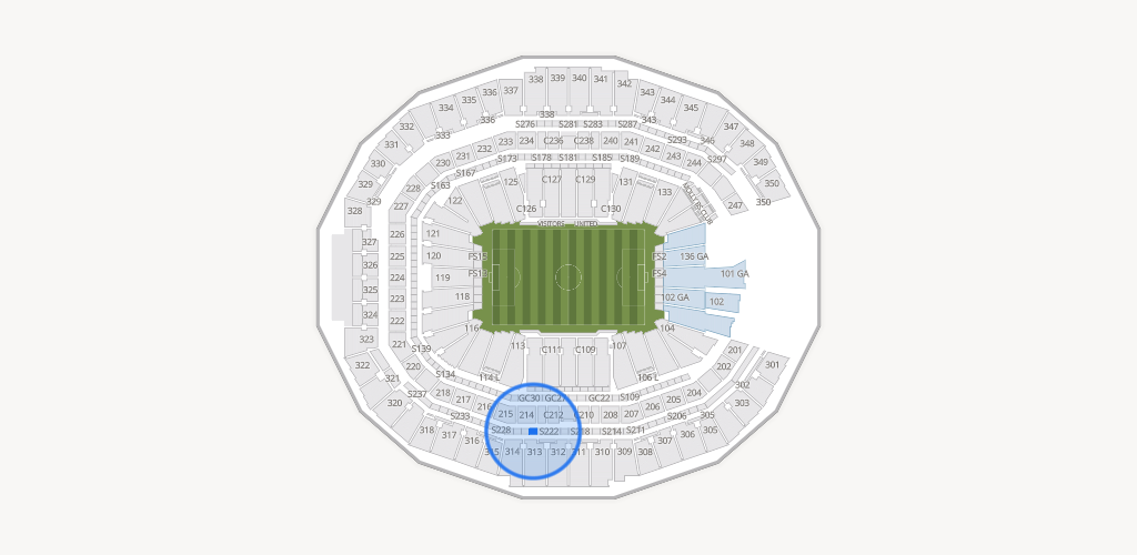 Mercedes-Benz Stadium Seating Chart