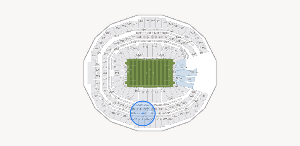 Mercedes-Benz Stadium Seating Chart