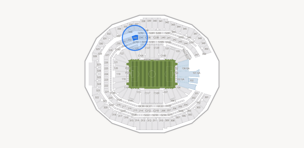 Mercedes-Benz Stadium Seating Chart