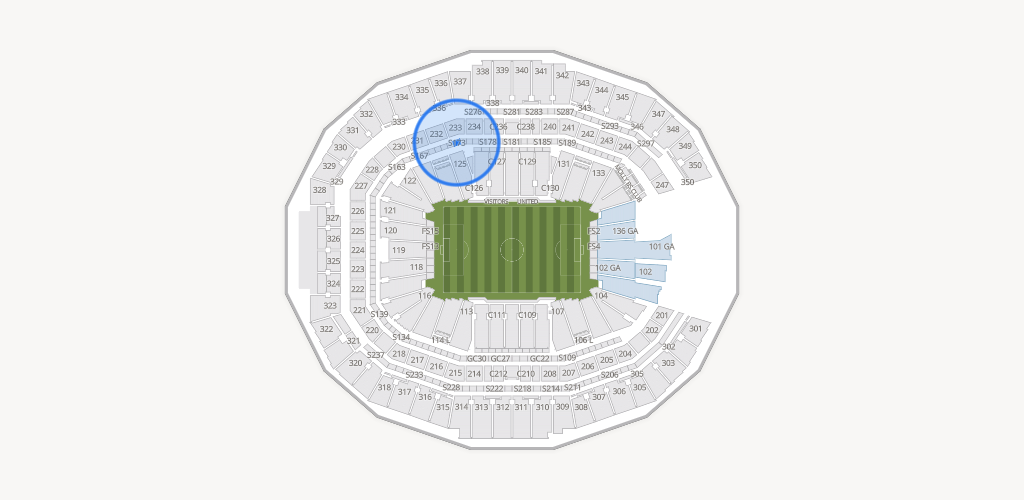 Mercedes-Benz Stadium Seating Chart