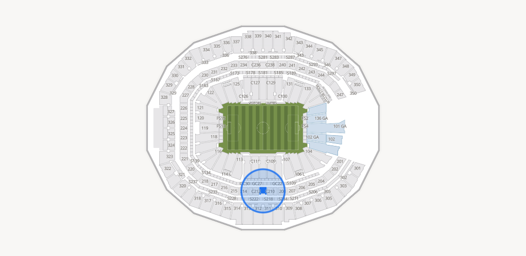 Mercedes-Benz Stadium Seating Chart