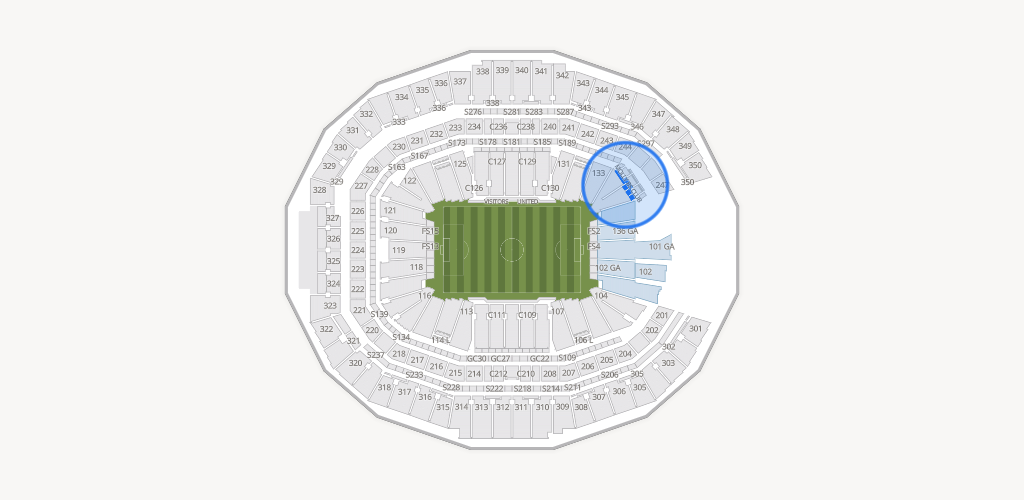 Mercedes-Benz Stadium Seating Chart