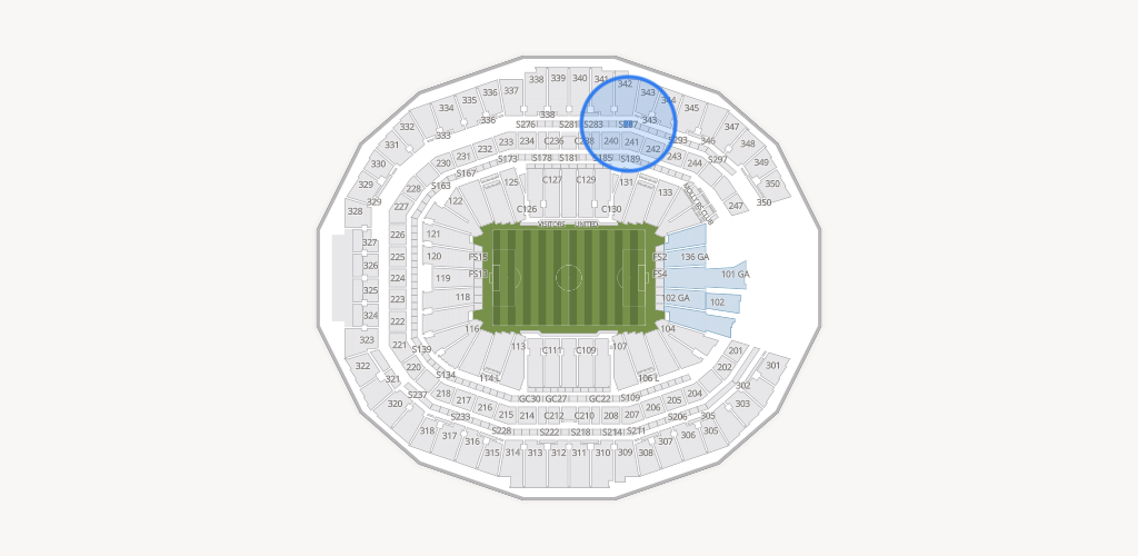 Mercedes-Benz Stadium Seating Chart
