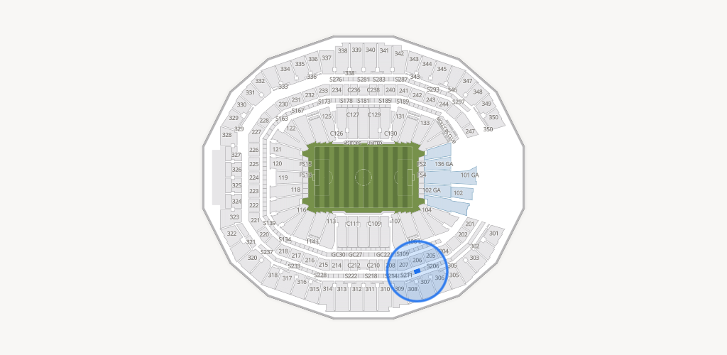 Mercedes-Benz Stadium Seating Chart
