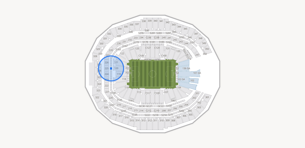 Mercedes-Benz Stadium Seating Chart