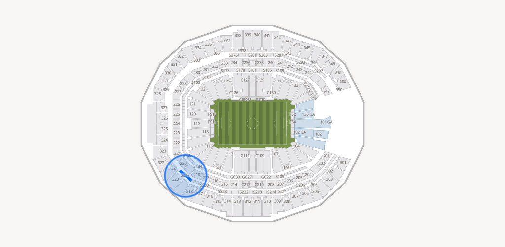 Mercedes-Benz Stadium Seating Chart
