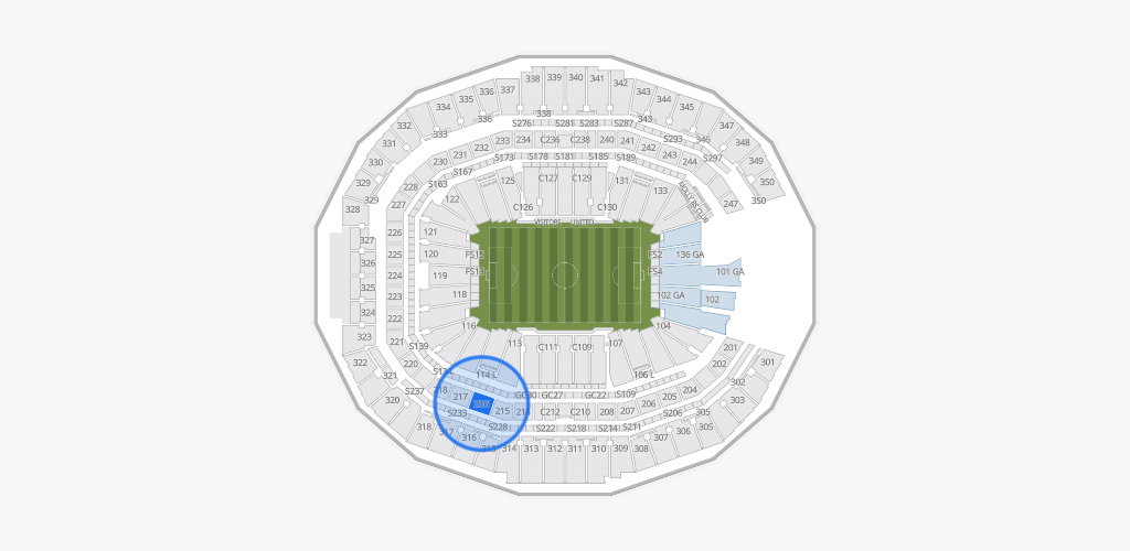 Mercedes-Benz Stadium Seating Chart