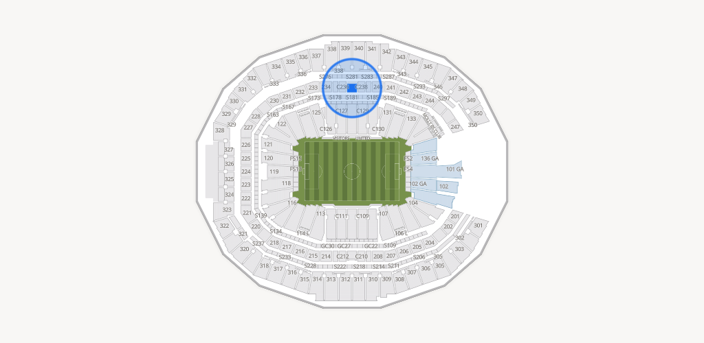 Mercedes-Benz Stadium Seating Chart