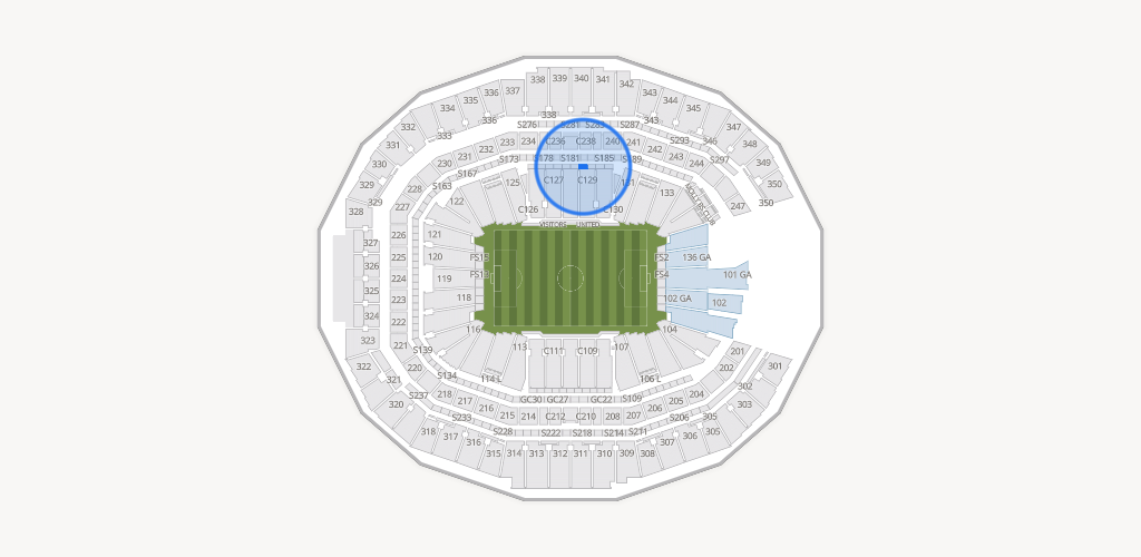 Mercedes-Benz Stadium Seating Chart