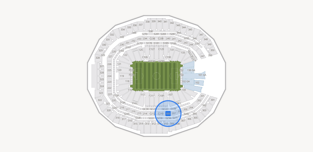 Mercedes-Benz Stadium Seating Chart