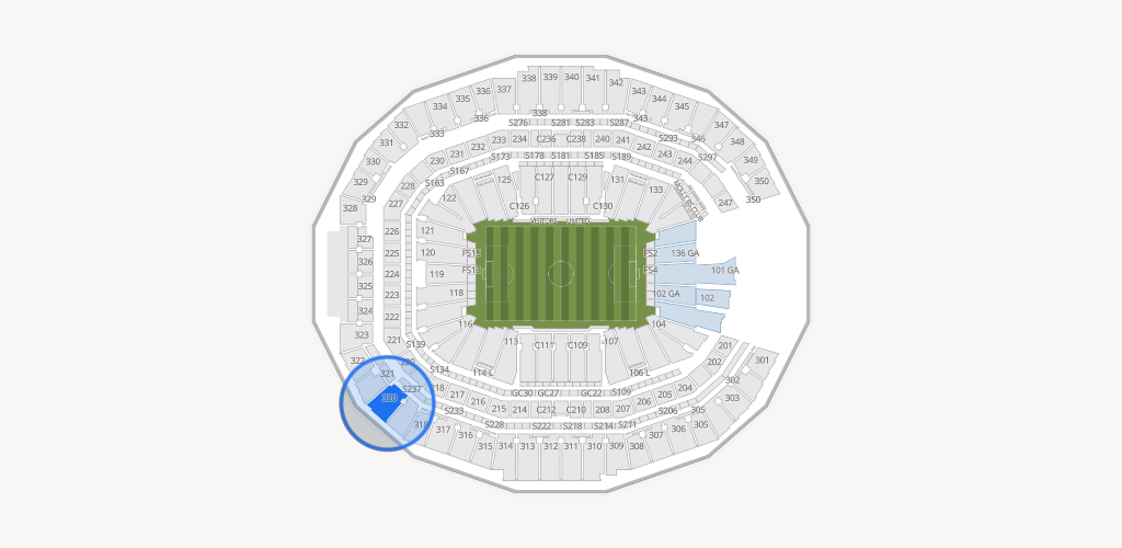 Mercedes-Benz Stadium Seating Chart
