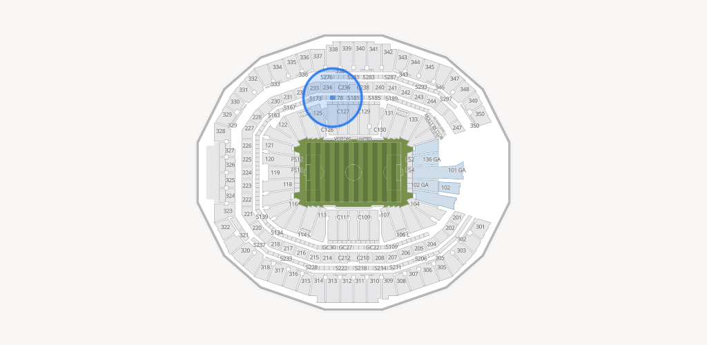 Mercedes-Benz Stadium Seating Chart