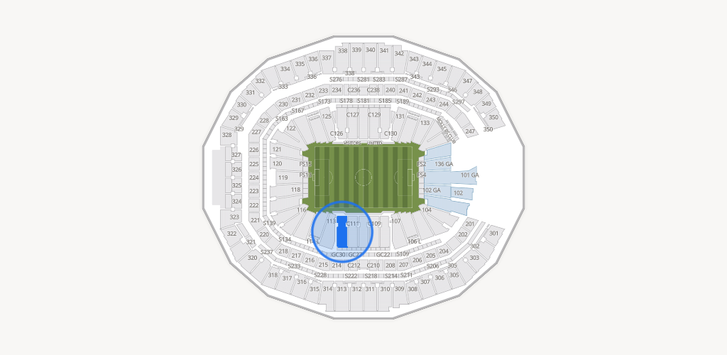 Mercedes-Benz Stadium Seating Chart