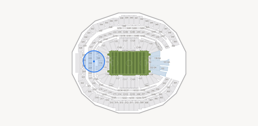 Mercedes-Benz Stadium Seating Chart