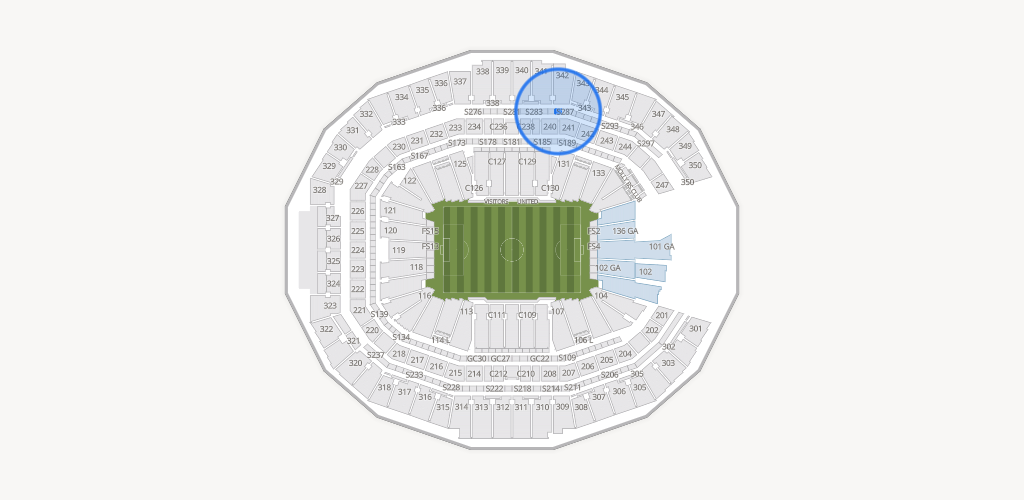 Mercedes-Benz Stadium Seating Chart